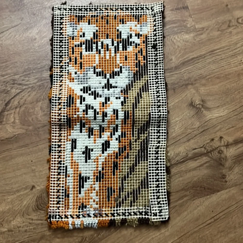 Vintage 70’s Tiger Rug Wall Hanging